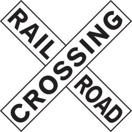 Accuform RAIL SIGN RAILROAD CROSSING 9 X MR15HP MR15HP